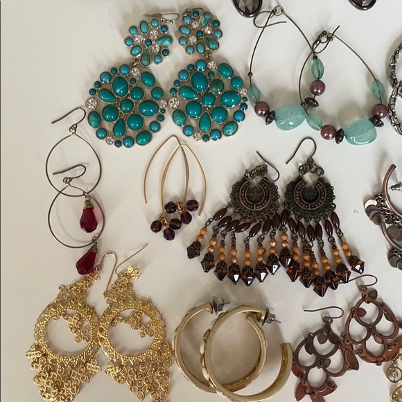 Earring lot bundle 30 pairs - Picture 4 of 7